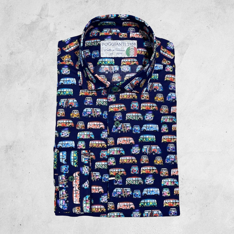 Long Sleeve Shirt Taxi Print