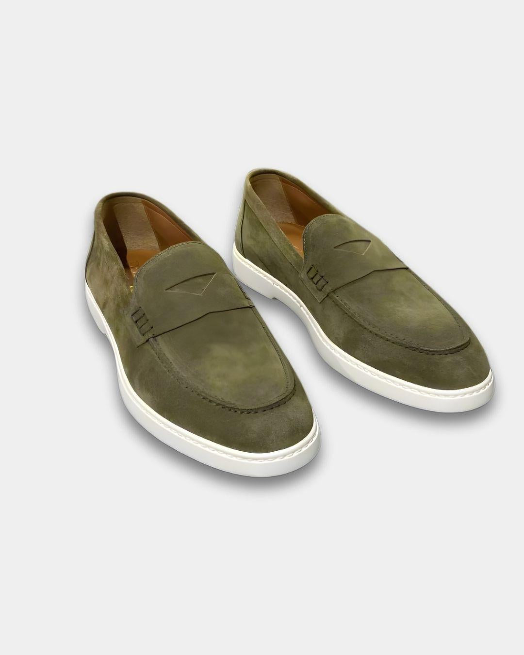 Suede Slip on