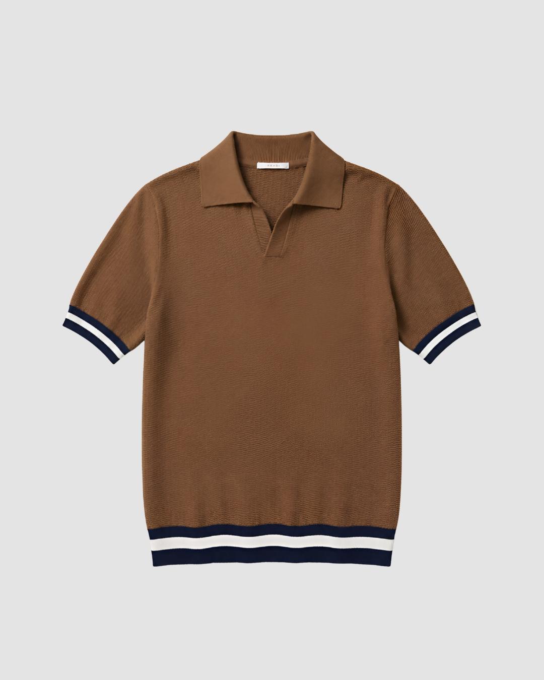 Cotton polo knit