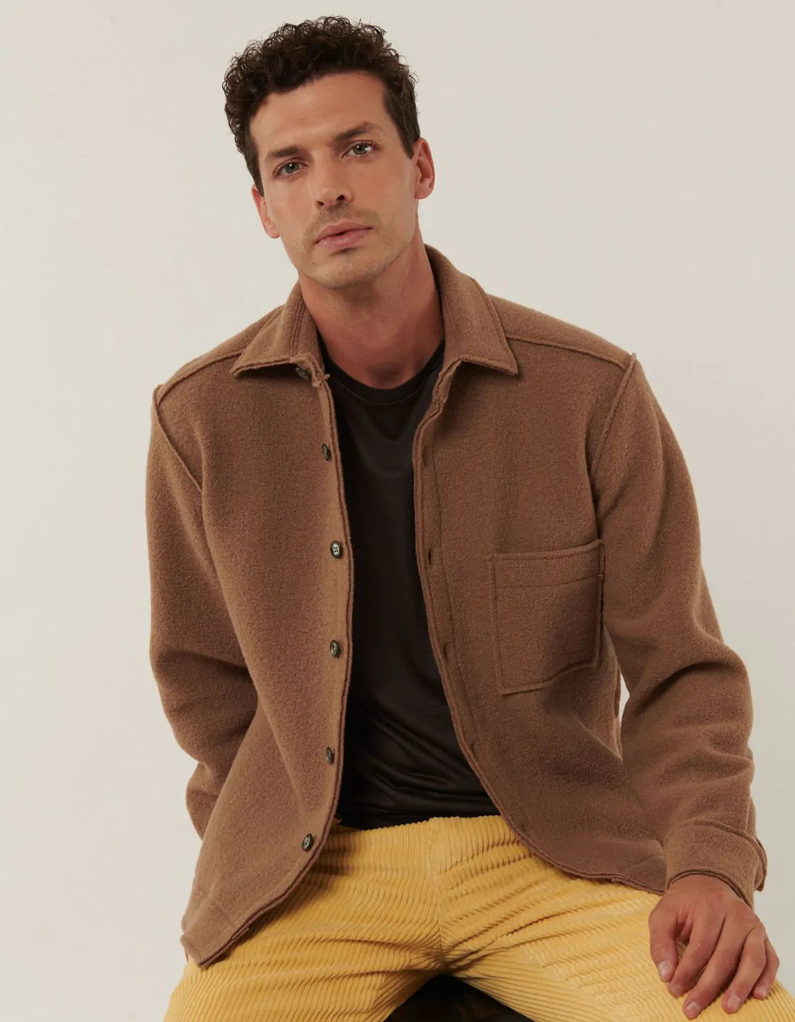 Virgin Wool Over Shirt