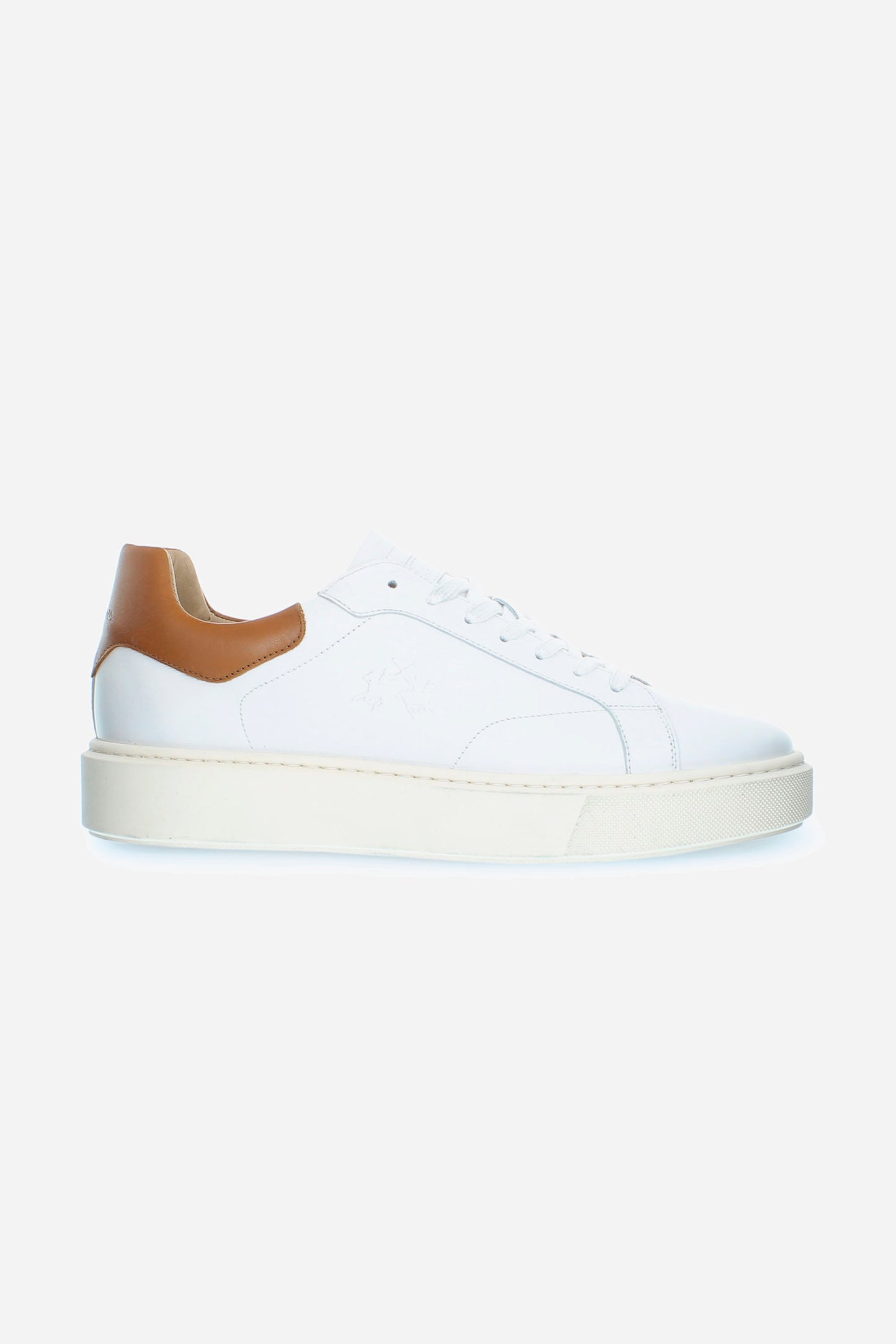 Plain white sneaker