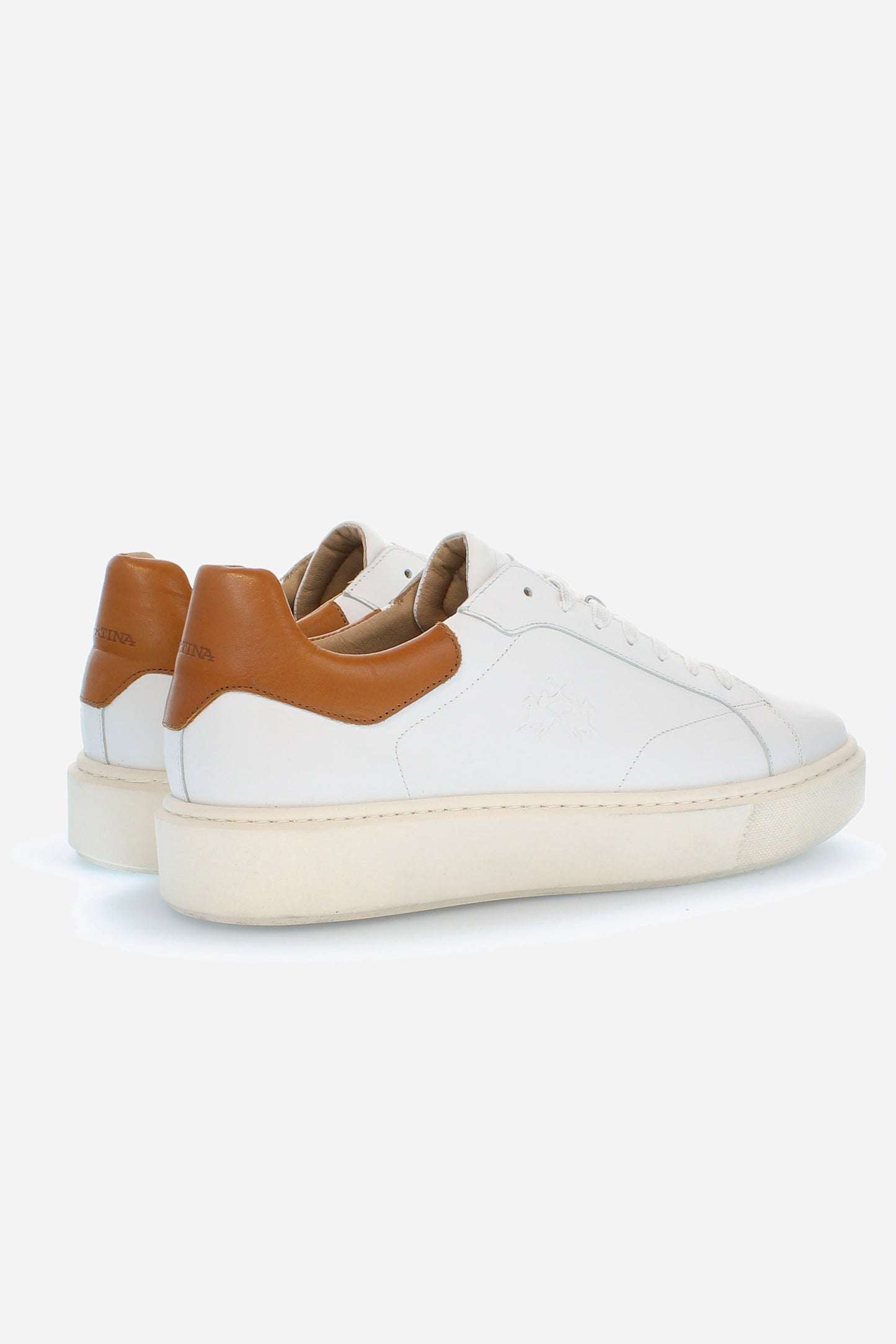 Plain white sneaker
