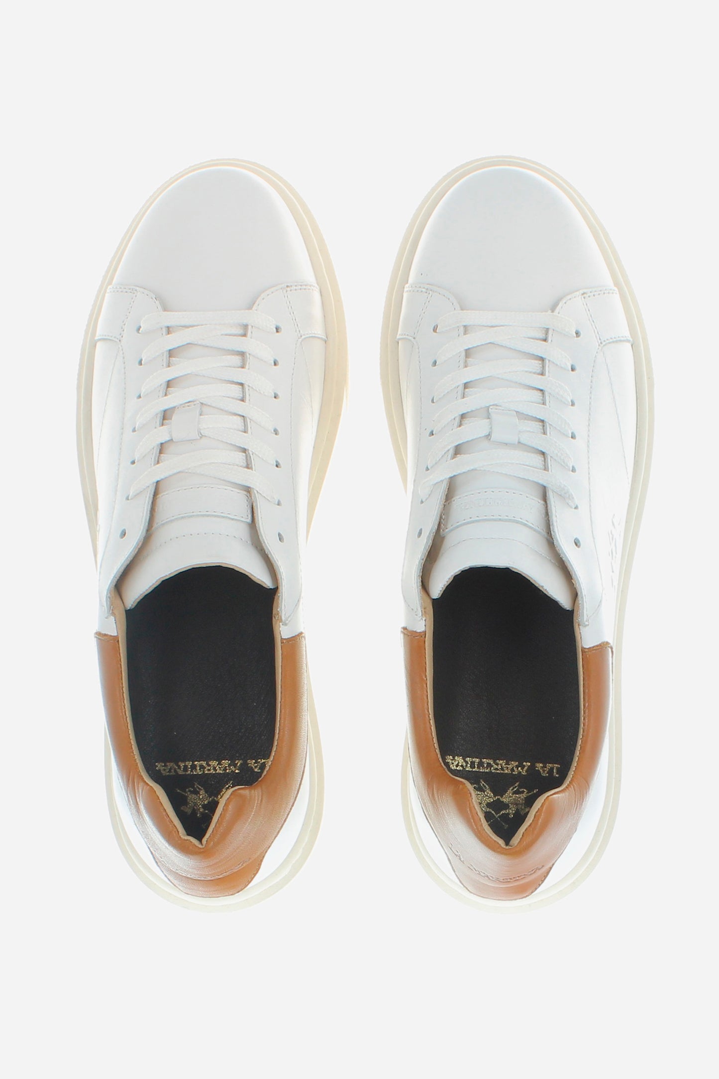 Plain white sneaker