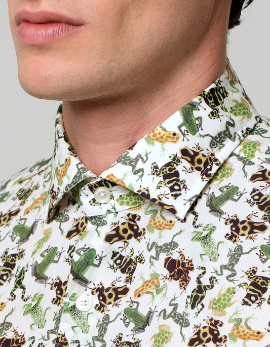 Xacus Amphibian printed shirt