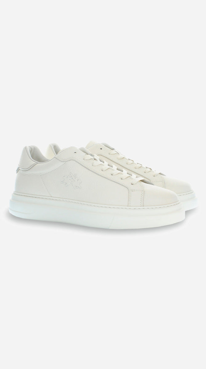 White leather sneaker