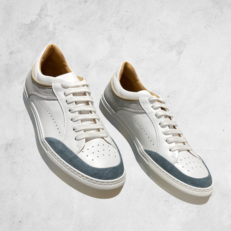 White Leather Sneakers