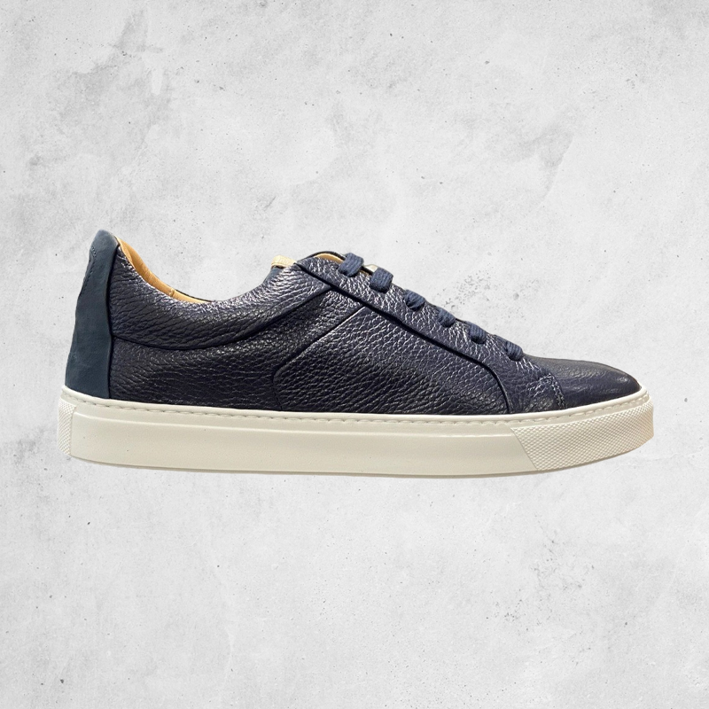 Pebble Leather Sneakers