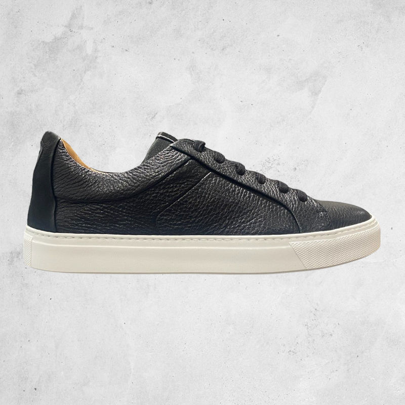 Pebble Leather Sneakers