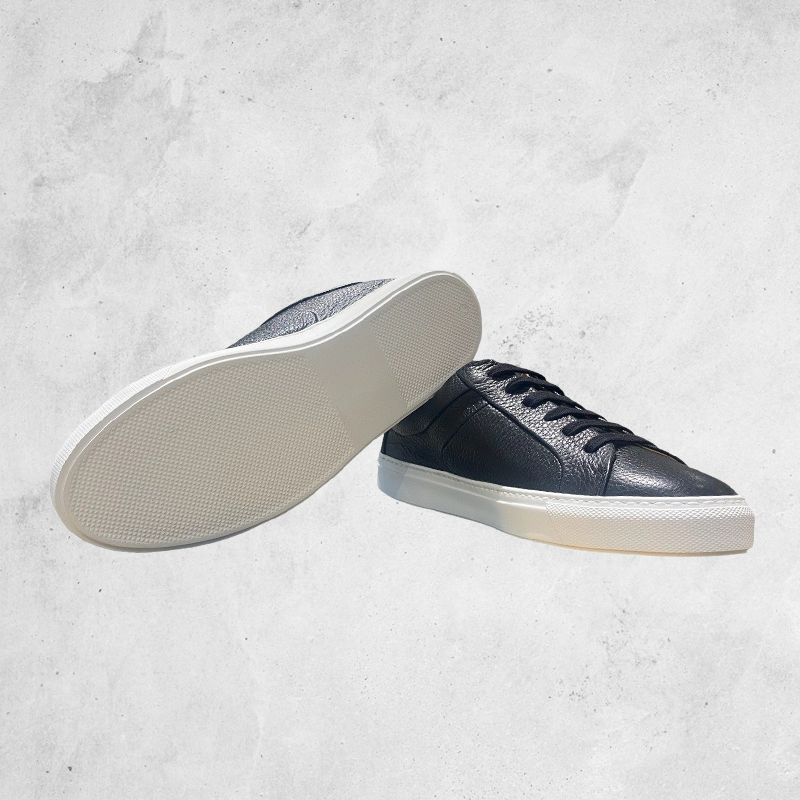 Pebble Leather Sneakers