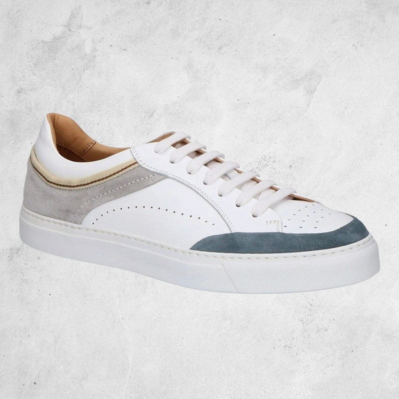 White Leather Sneakers