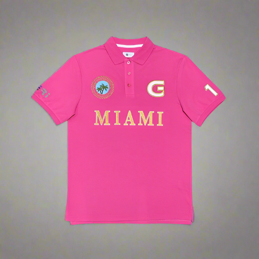 City Inspired Polo Miami Pink