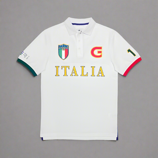 City Inspired Polo Italia White