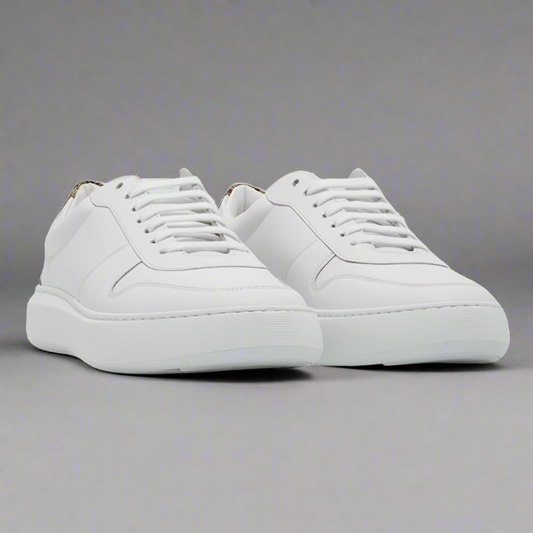White Leather Sneakers