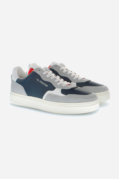 La Martina Suede and Leather Skater style sneaker