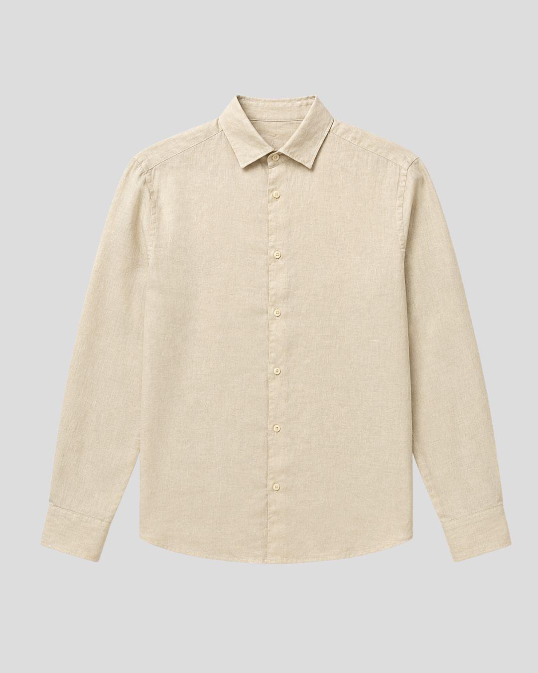 Long sleeve linen shirt