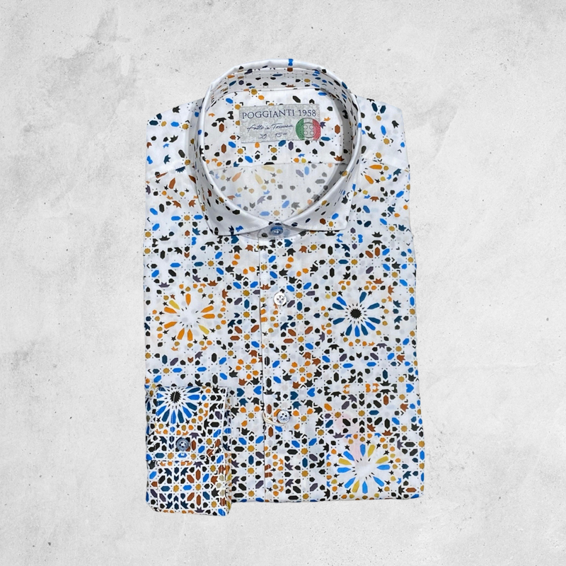 Poggianti Long Sleeve Shirt Mosaic