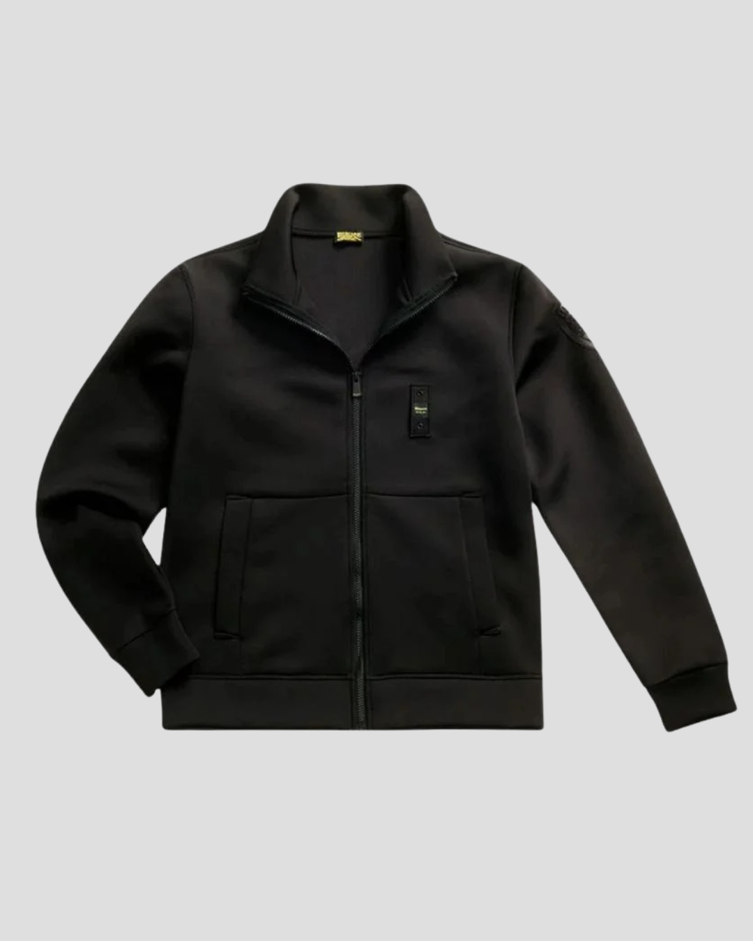 Black Neoprene felpa