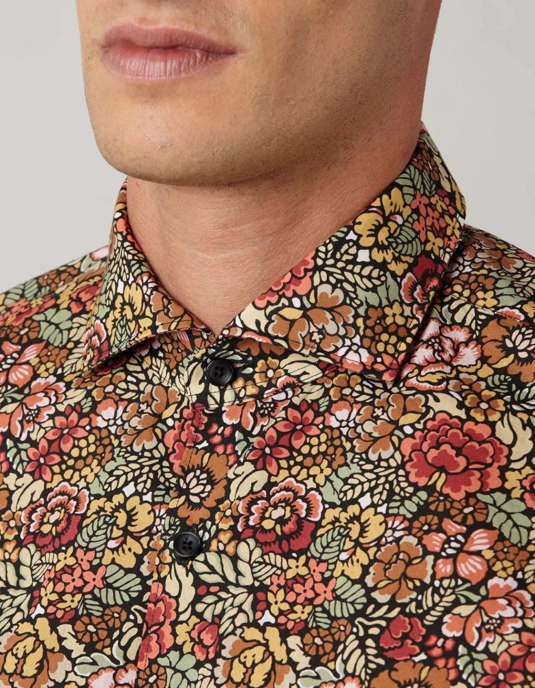 Xacus Floral print shirt