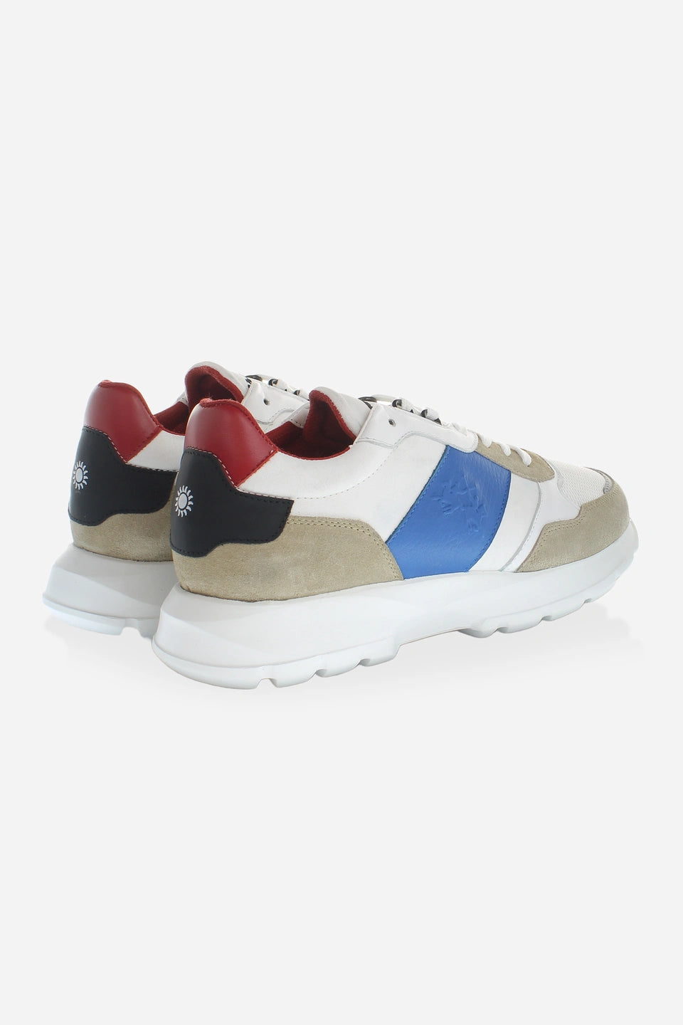 Suede and Nylon Runner