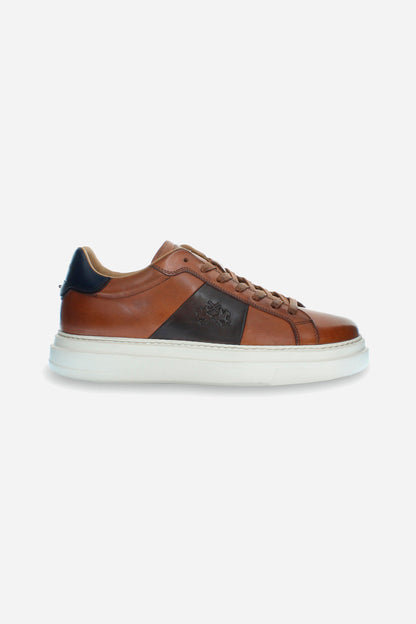 Tan leather sneaker