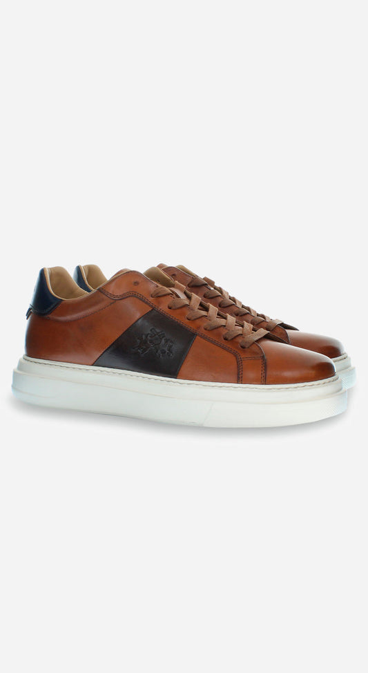Tan leather sneaker