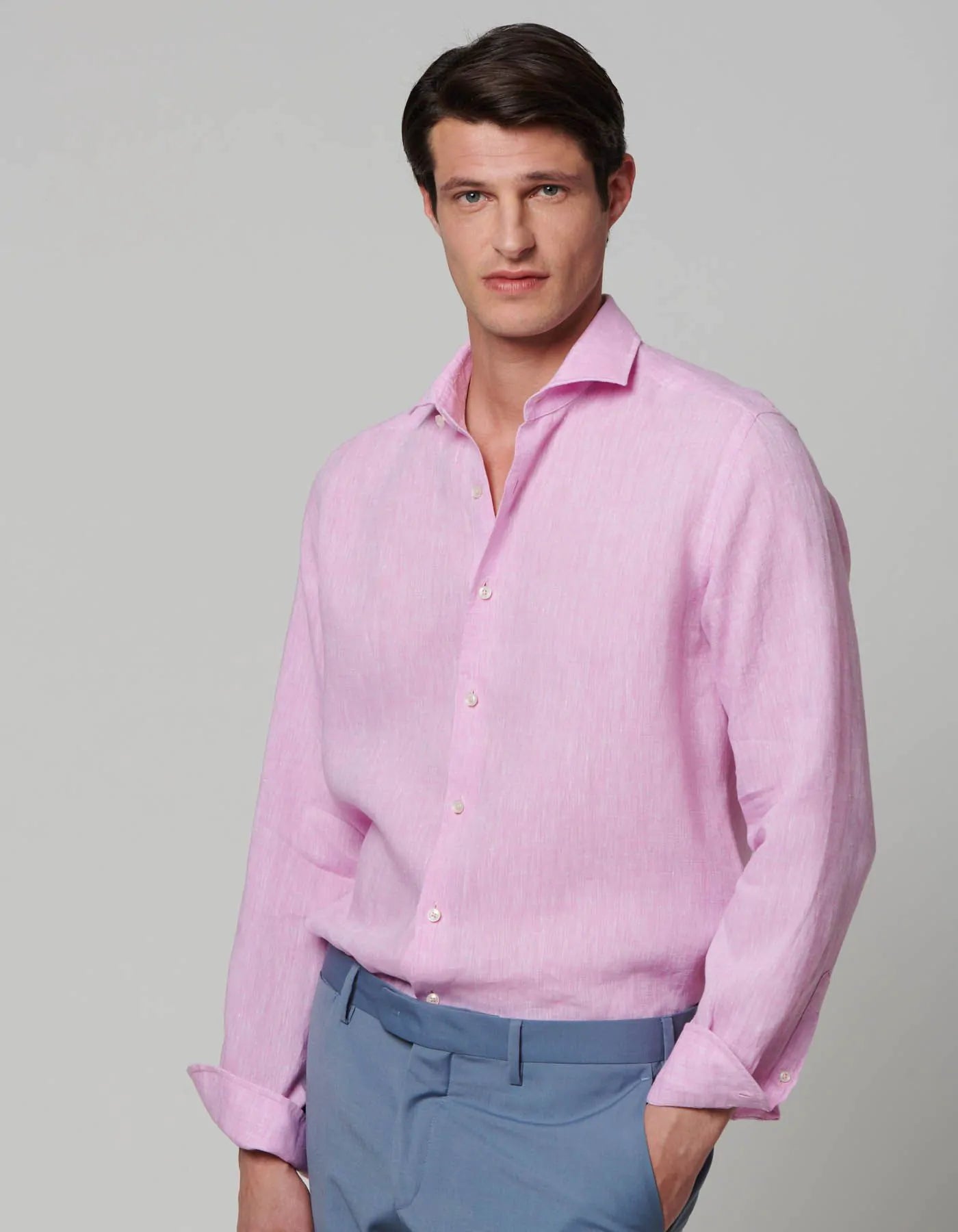 Xacus Washed Linen Shirt