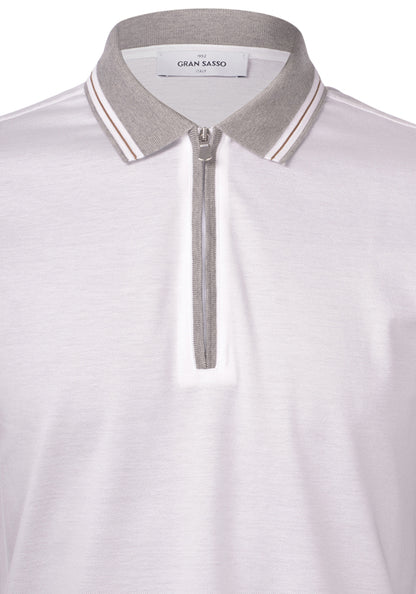 Short Sleeve Zip Polo