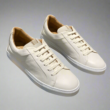 Pebble Leather Sneakers