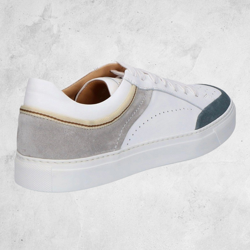 Camerlengo White Leather Sneakers